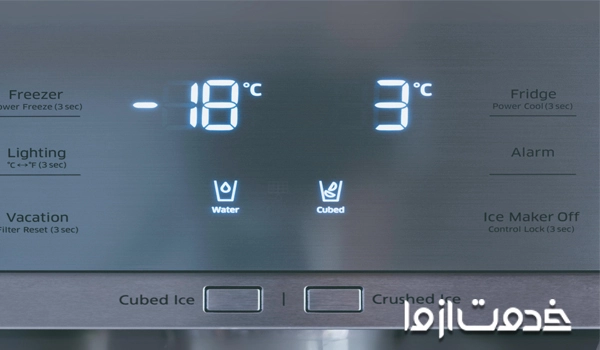 خاموش شدن صفحه نمایش یخچال هیمالیا	